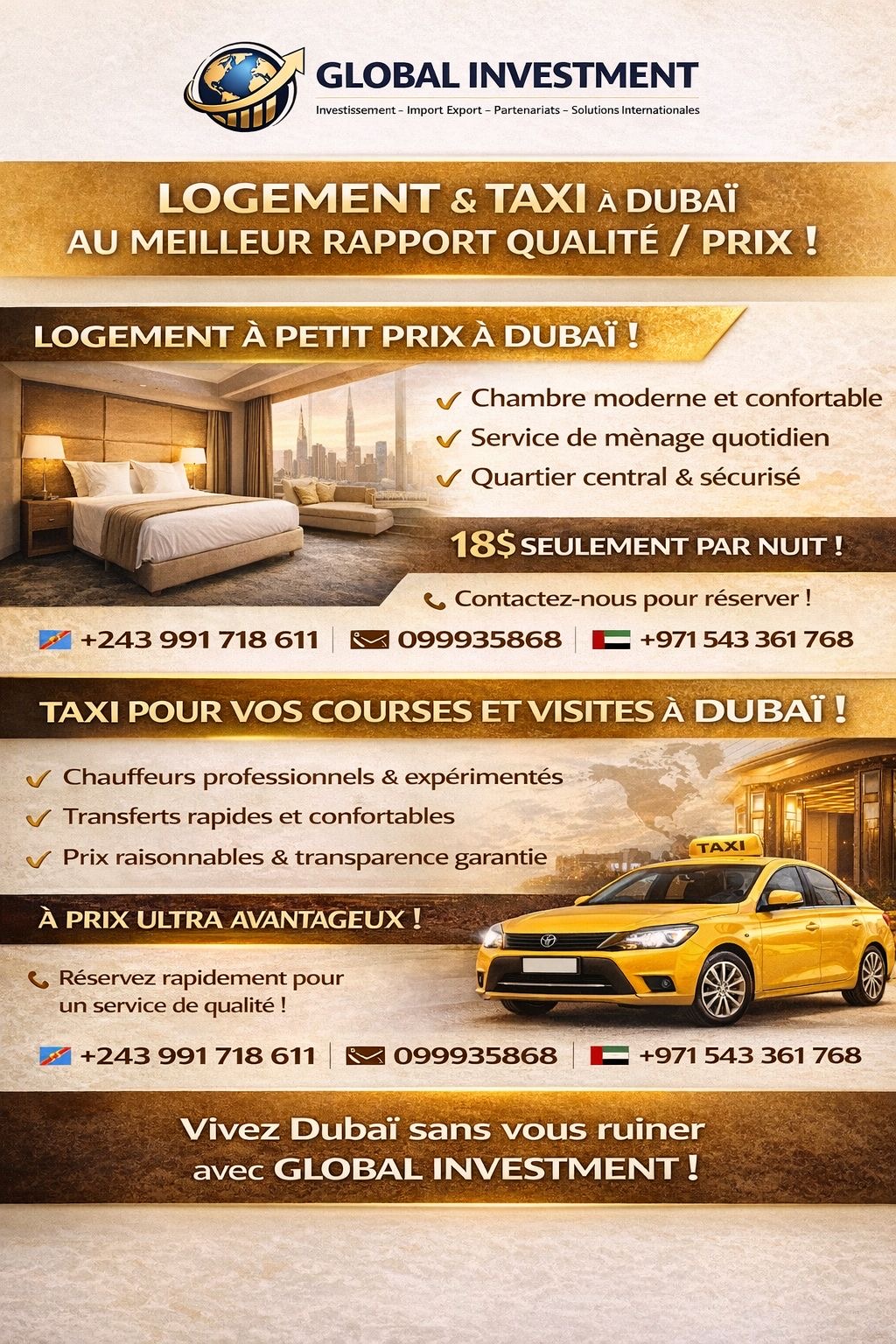 Service Dubaï